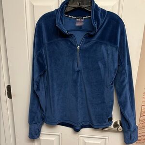 Juicy Couture Sz M Velour Quarter Zip